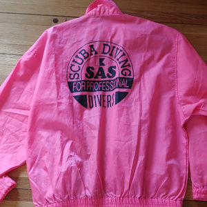 Neon Pink Vintage One of A Kind Scuba Jacket